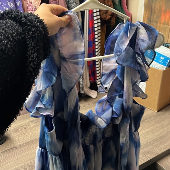 Banana Republic Empire Waist Maxi Dress Sz Medium - Picture 6 of 6